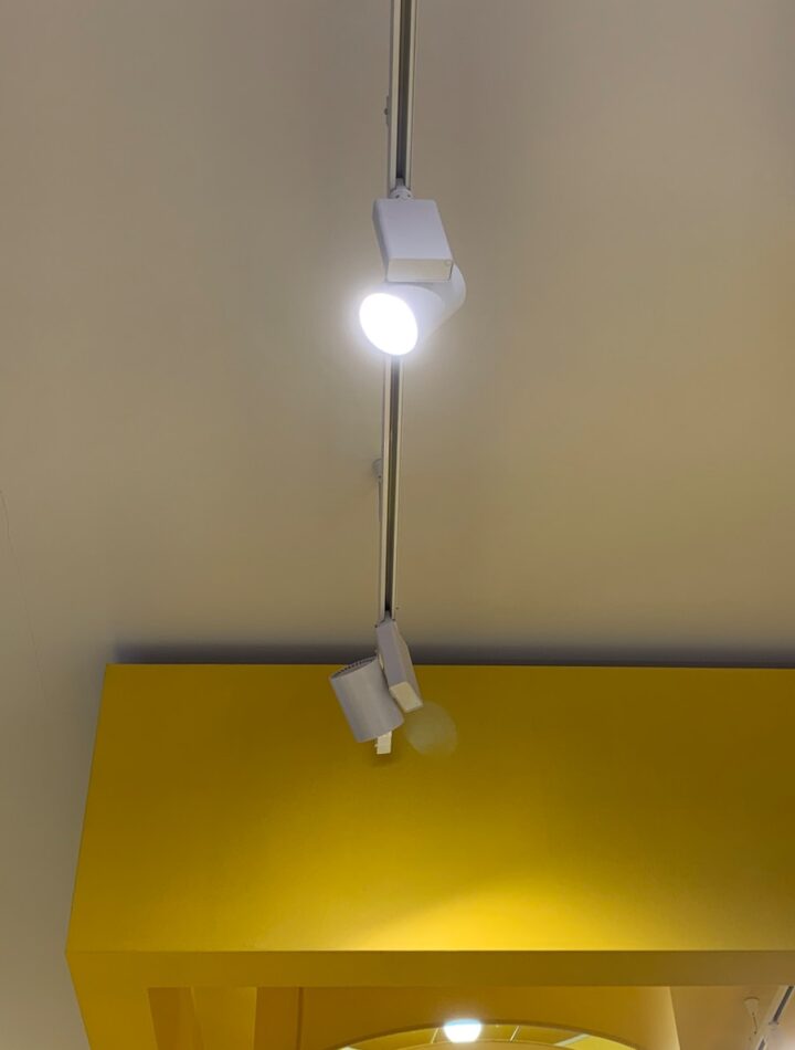 Photo how to attach lights to the wall