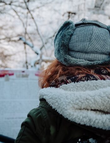 Photo red hair clothes